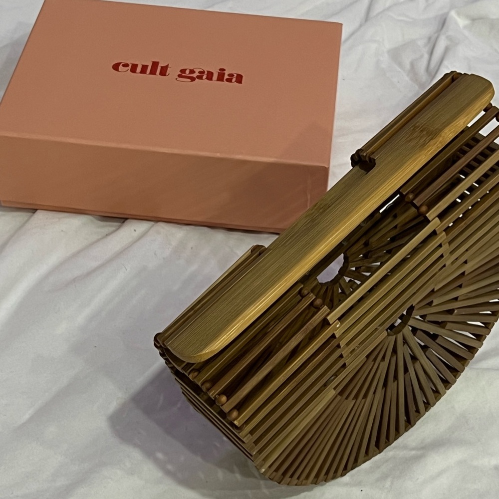 Cult Gaia Bamboo Basket Bag